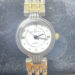 Liz Claiborne Quartz Silver Tone Watch